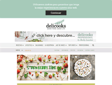 Tablet Screenshot of delicooks.com